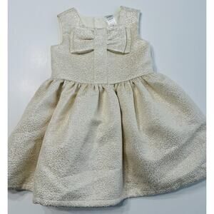 Carter’s Baby Girl 24 Months Shimmery Sparkly Gold Fancy Dress